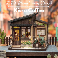 DIY Miniaturowy Domek - Kissa Coffee | Cutebee