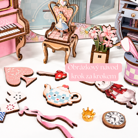 Alice's Tea Party Diary – DIY Book Nook Joincon | Puzzle 3D Prezent