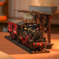 Lokomotywa Steam Journey – Puzzle 3D Rolife (405 el.)