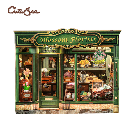 DIY Miniaturowy Domek - Blossom Florists I Cutebee
