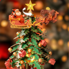 Świąteczna Choinka z Pozytywką i LED – Puzzle 3D Rolife (319 el.)