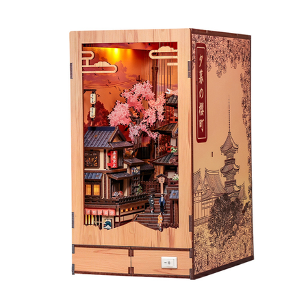 Twilight Sakura Path – DIY Book Nook CuteBee | Puzzle 3D Prezent