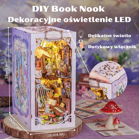 DIY Book Nook - Leśny Koncert | Cutebee