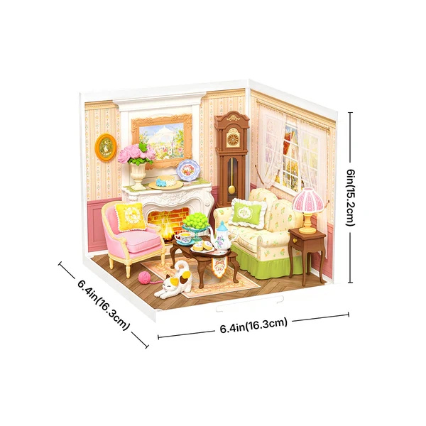 Mini Domek 3D - Holiday Tea Time | Rolife – wymiary modelu