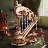 Magic Harp – Puzzle 3D ROKR, mechaniczna szkatułka grająca z łabędziem