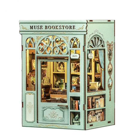 DIY Book Nook - Muse Bookstore | Cutebee