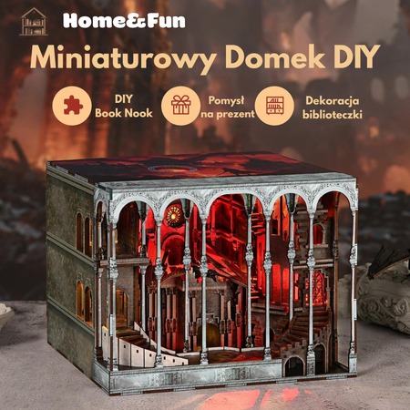 DIY Book Nook - Ember Castle | Minicity Miniaturowy Domek