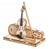 Skrzypce – Puzzle 3D Robotime, mini replika dla melomana (62 el.)