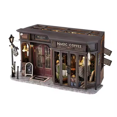 DIY Miniaturowy Domek - Magic Coffee Shop | Cutebee