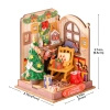 Mini Domek 3D - Christmas Fireplace | Rolife