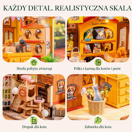 DIY Mini Domek 3D - Fluffy Friends Hub Rolife