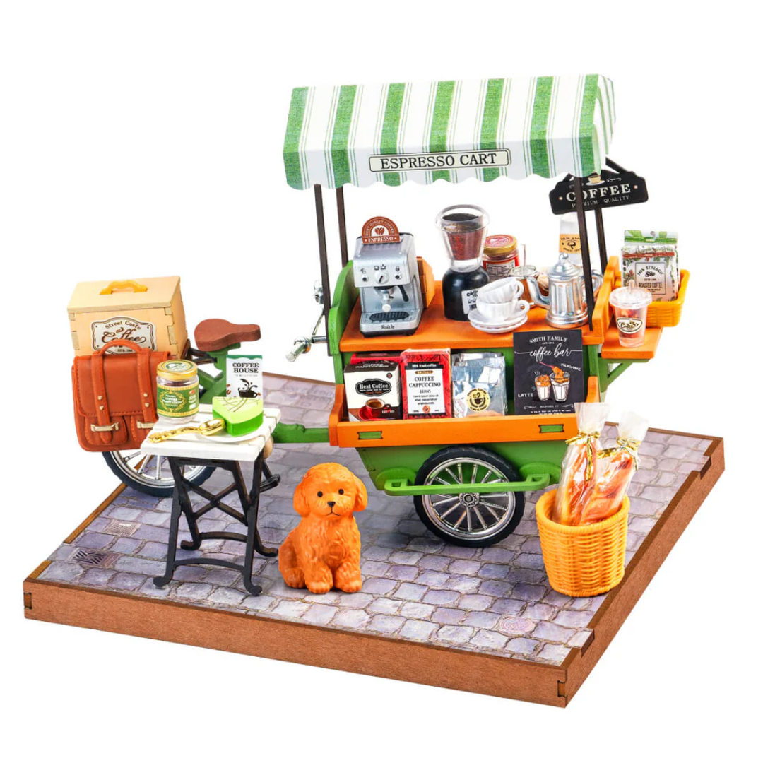 Mini Domek 3D - Aromatic Coffee Cart I Rolife