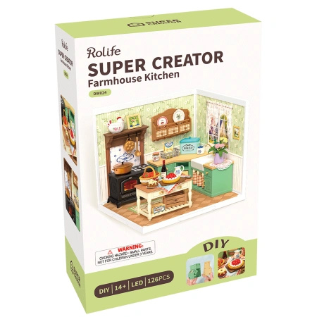 Mini Domek 3D - Wiejska Kuchnia | Rolife