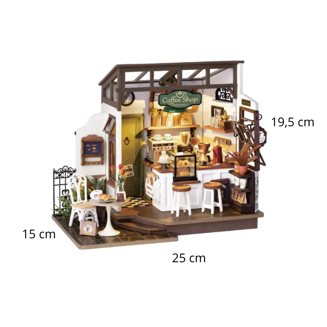 Mini Domek 3d - Kawiarnia | Rolife – wymiary modelu