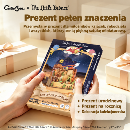 The Planet and the Rose – Magnes na lodówkę DIY CuteBee | Mały Książę