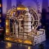 Tor Kulkowy Londyn Marble Travel – Puzzle 3D ROKR z LED (431 el.)
