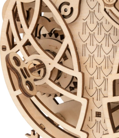 Sowa – Zegar Wahadłowy Puzzle 3D Robotime z LED