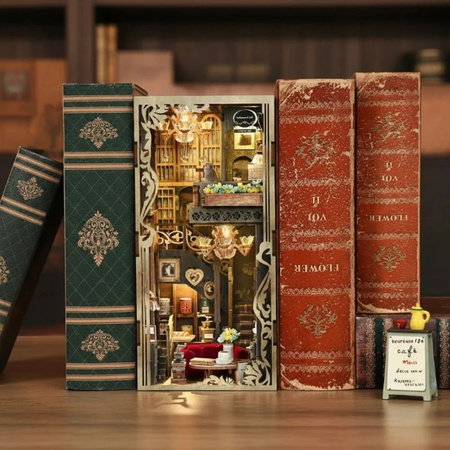 MiniCity DIY – Book Nook „Saisons Café” Kawiarnia z LED