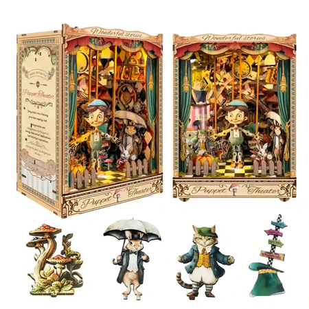 Puppet Theatre – DIY Book Nook Joincon | Puzzle 3D Prezent