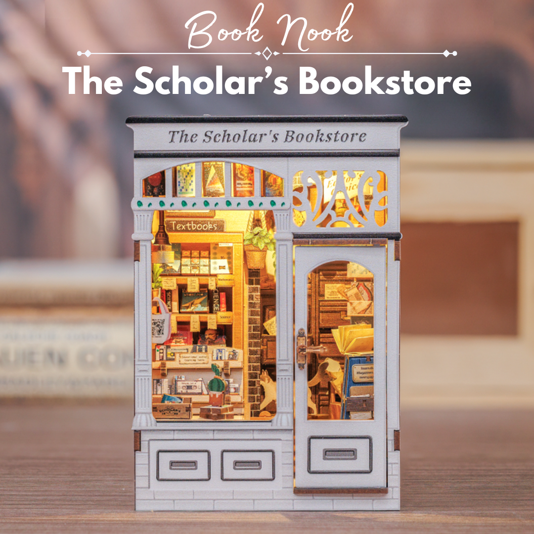 DIY Book Nook - The Schoolar's Bookstore | Cutebee – pomysł na prezent