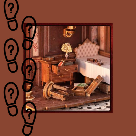 DIY Book Nook Zestaw Świąteczny – Tajemniczy Pociąg | Cutebee