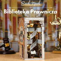 Book Nook DIY Law Library – model biblioteki prawniczej MiniCity