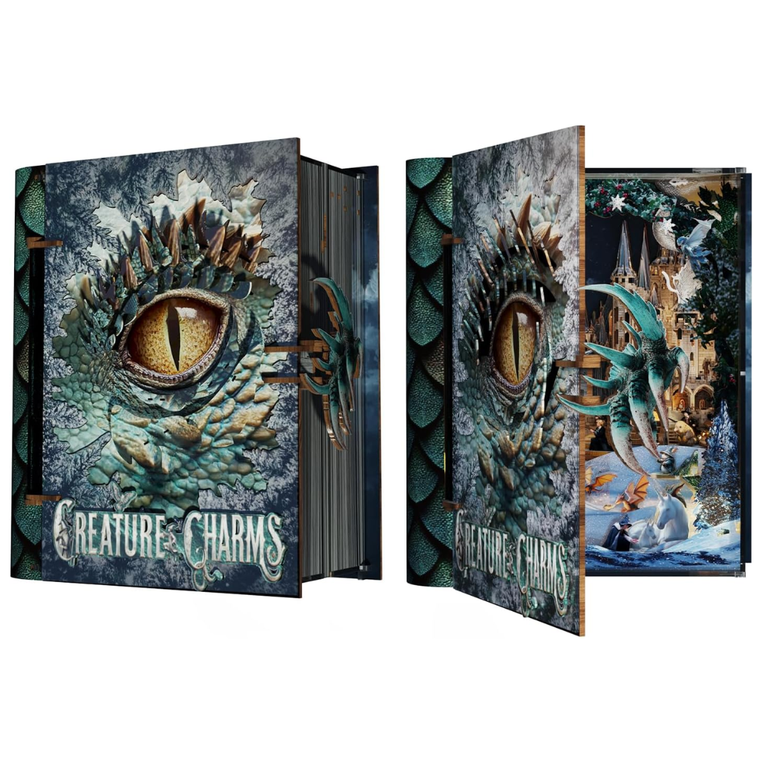 Creature Charms – DIY Book Nook Minicity | Puzzle 3D Prezent