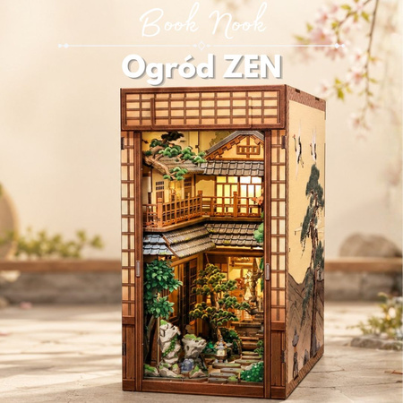 Serene Courtyard – DIY Book Nook CuteBee | Puzzle 3D Prezent