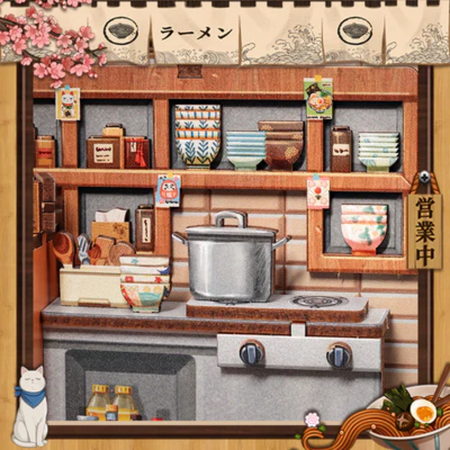 DIY Book Nook - Ramen Oishii Kyoto | Cutebee