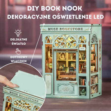 DIY Book Nook - Muse Bookstore | Cutebee