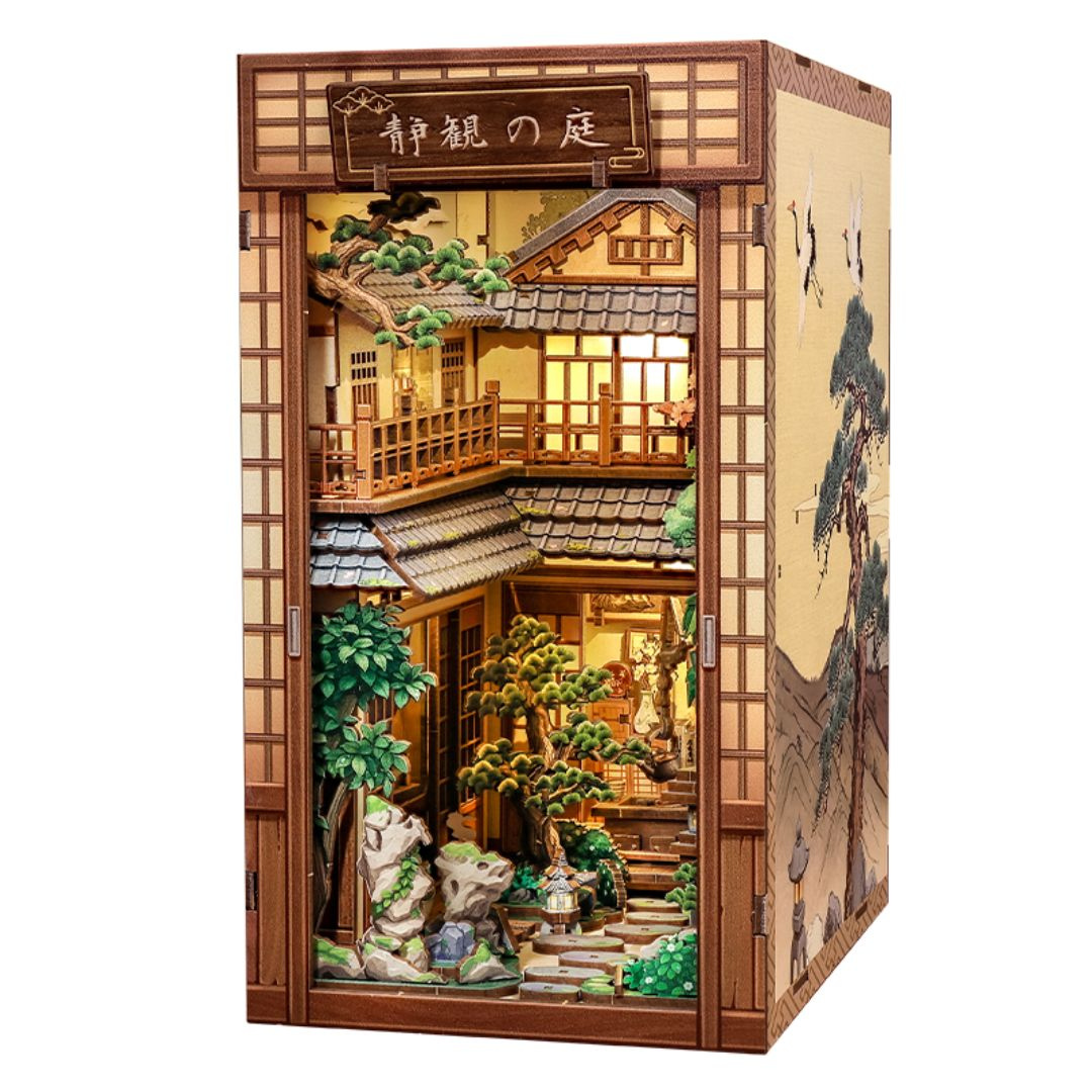 Serene Courtyard – DIY Book Nook CuteBee | Puzzle 3D Prezent