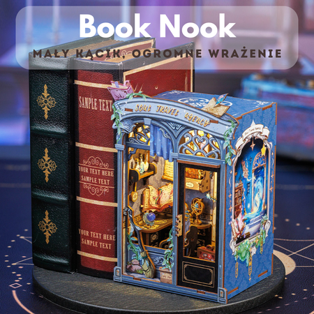 DIY Book Nook - Agencja Podróży Dusz Nowa Wersja | Cutebee Miniaturowy Domek