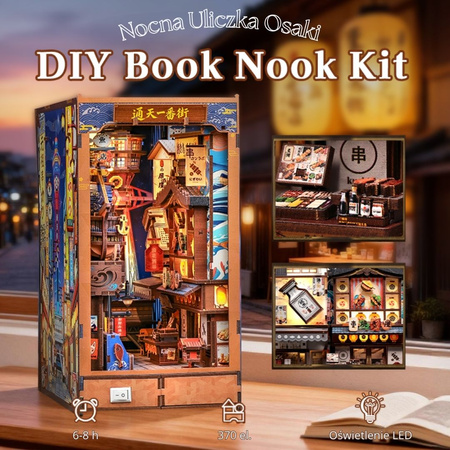 Tsutenkaku Ichiban Street – DIY Book Nook CuteBee | Puzzle 3D Prezent