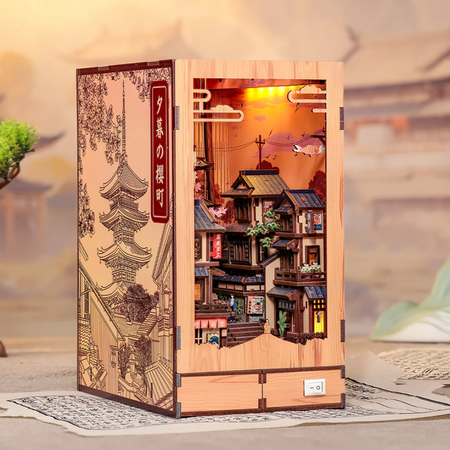 Twilight Sakura Path – DIY Book Nook CuteBee | Puzzle 3D Prezent