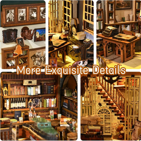 Hemingway House Minicity DIY Book Nook – Puzzle 3D Prezent