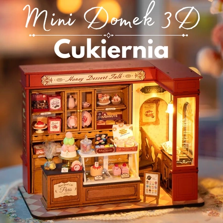Rolife DG168 Honey Dessert Talk – miniaturowa cukiernia DIY