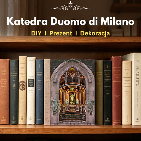 Katedra Duomo di Milano – DIY Book Nook Minicity | Puzzle 3D Prezent