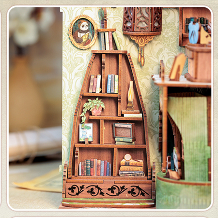 DIY Book Nook - Panda Bookshop | Cutebee