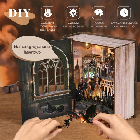 Magical Flight – DIY Book Nook Minicity | Puzzle 3D Prezent