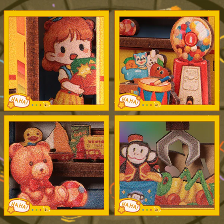 Drewniany Zestaw Puzzle 3D - Toy Store