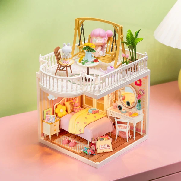 Stolik bistro i klimat kawiarni – Mini Domek 3D - Taras (Super Creator) | Rolife