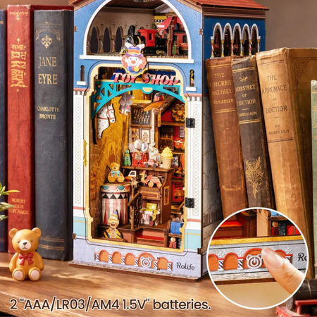 Treasure Toy Shop – DIY Book Nook Robotime | Puzzle 3D Prezent