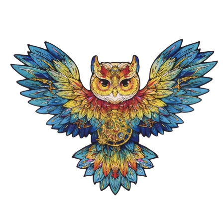 Drewniane Puzzle - Sowa | ROWOOD Rolife