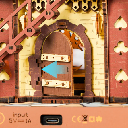 Zegar z Kukułką (wersja II) – Puzzle 3D ROKR z LED