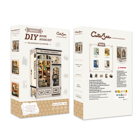 DIY Book Nook - The Schoolar's Bookstore | Cutebee