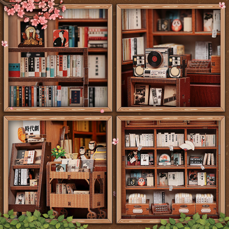 Antique Bookery of Kyoto – DIY Book Nook CuteBee | Puzzle 3D Prezent