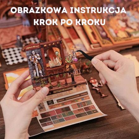 DIY Book Nook - Fantastyczne Zwierzęta | Cutebee