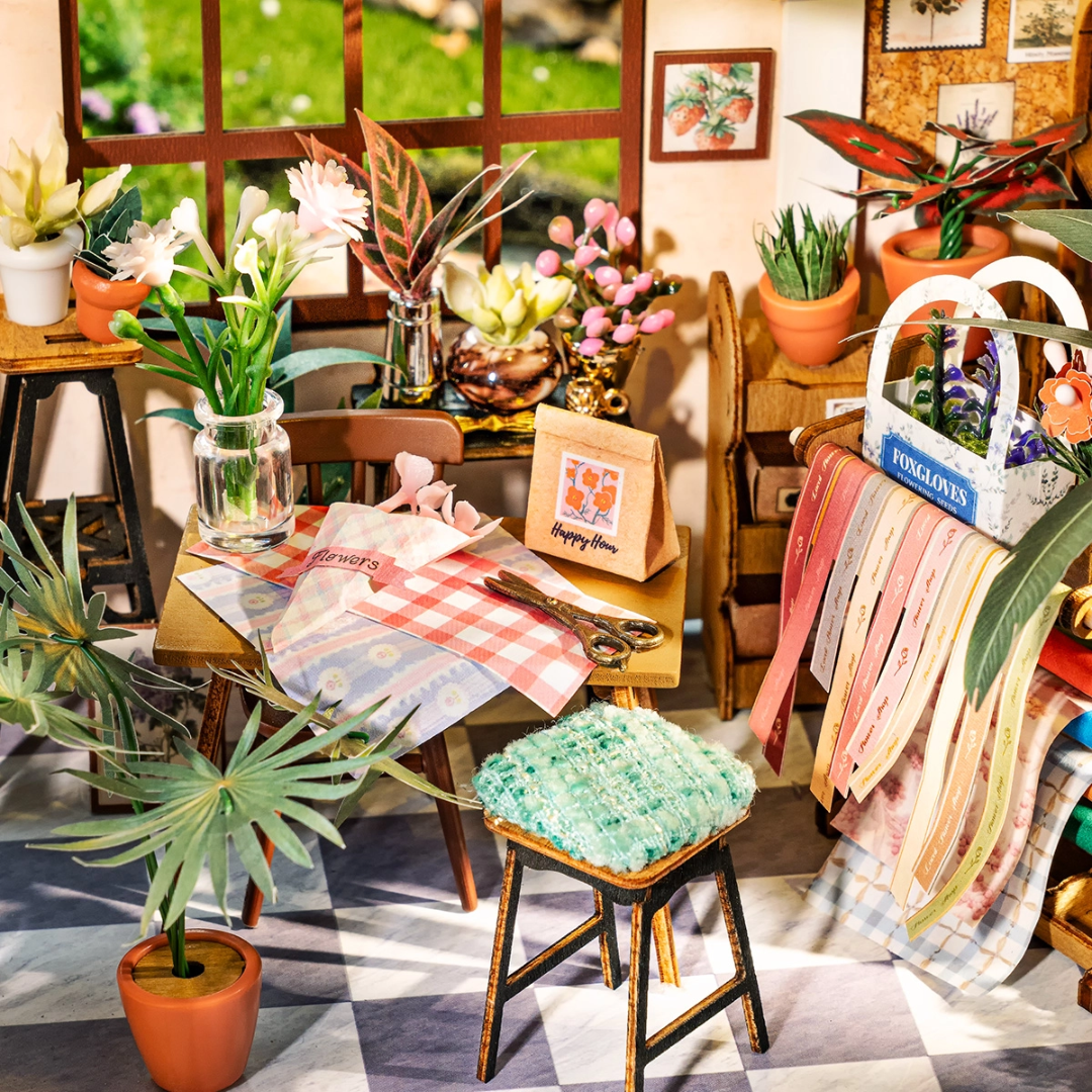 Kwiatowe detale na wagę złota – Mini Domek 3D - Emily's Flower Shop I Rolife