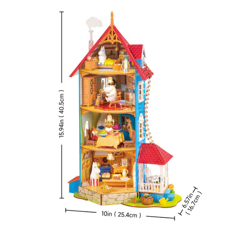 Moominhouse – miniaturowy Dom Muminków DIY