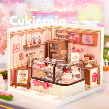 Mini Domek 3D - Cukiernia Tasty Cake Shop | Rolife